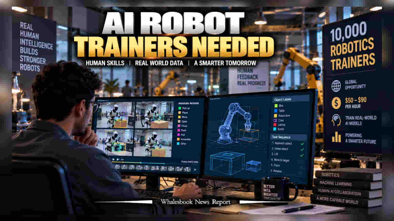 AI Startup Micro1: ਰੋਬੋਟਿਕਸ ਟ੍ਰੇਨਿੰਗ ਲਈ ਮਿਲੇਗਾ **$90** ਪ੍ਰਤੀ ਘੰਟਾ, **10,000** ਨੌਕਰੀਆਂ ਦਾ ਐਲਾਨ
