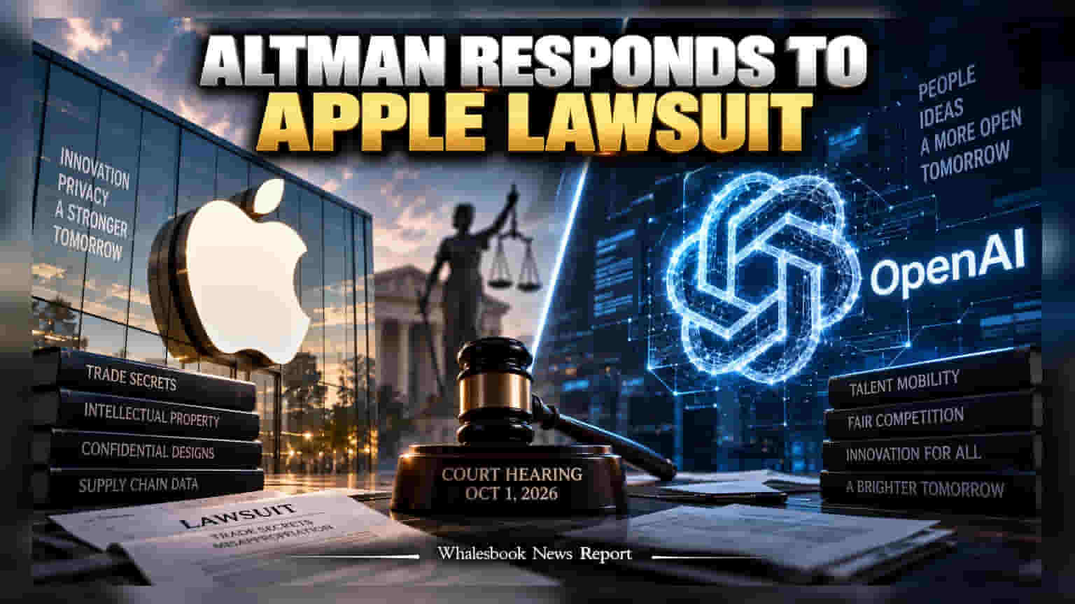 Apple-OpenAI विवाद: ट्रेड सीक्रेट चोरी का गंभीर आरोप, कोर्ट में होगी सुनवाई