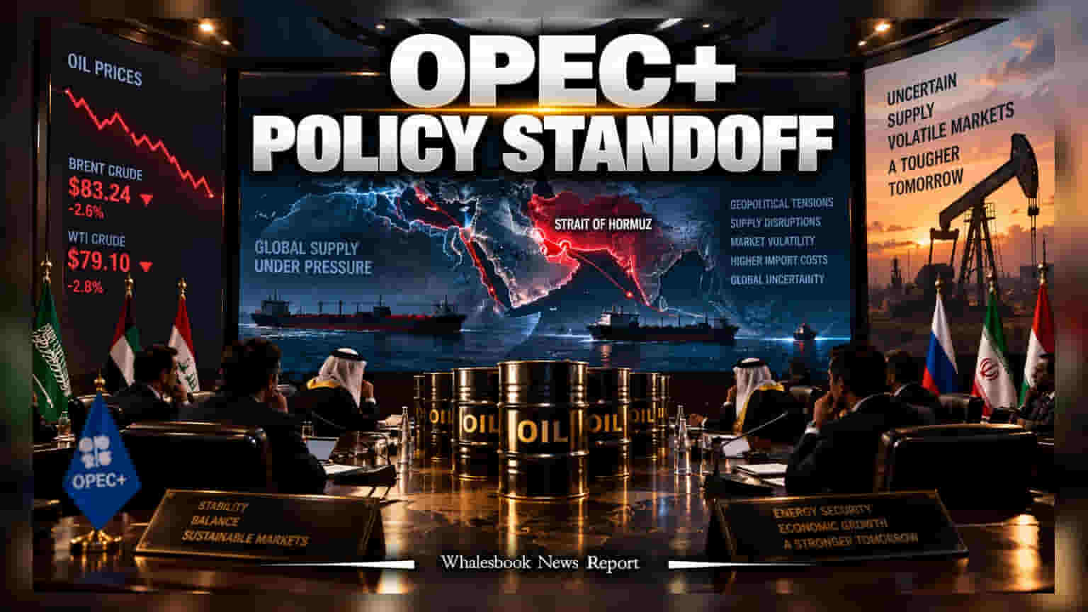 OPEC+ का बड़ा फैसला: आउटपुट में कोई बदलाव नहीं, होर्मुज जलडमरूमध्य का संकट बढ़ाएगा मुसीबत