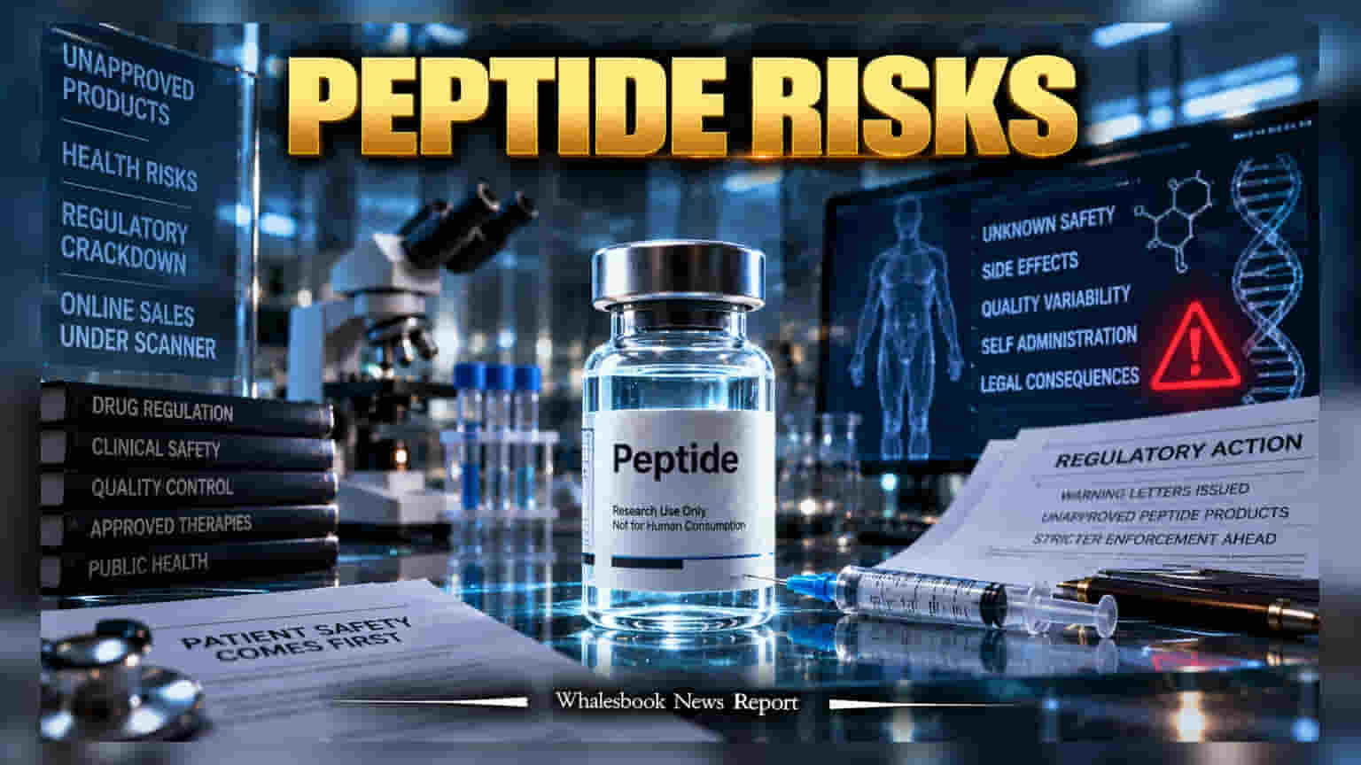 Peptide Wellness Trends: विनापरवाना 'पेप्टाइड' विक्रीवर प्रशासनाचा दणका, गुंतवणूकदारांनो सावध व्हा!