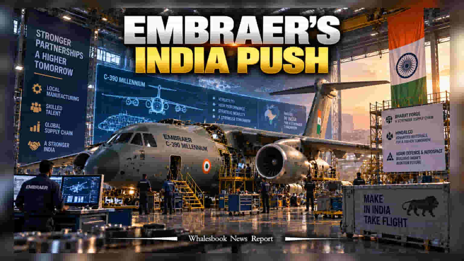 Embraer Scales India Supply Chain With New Defense, Commercial Ties