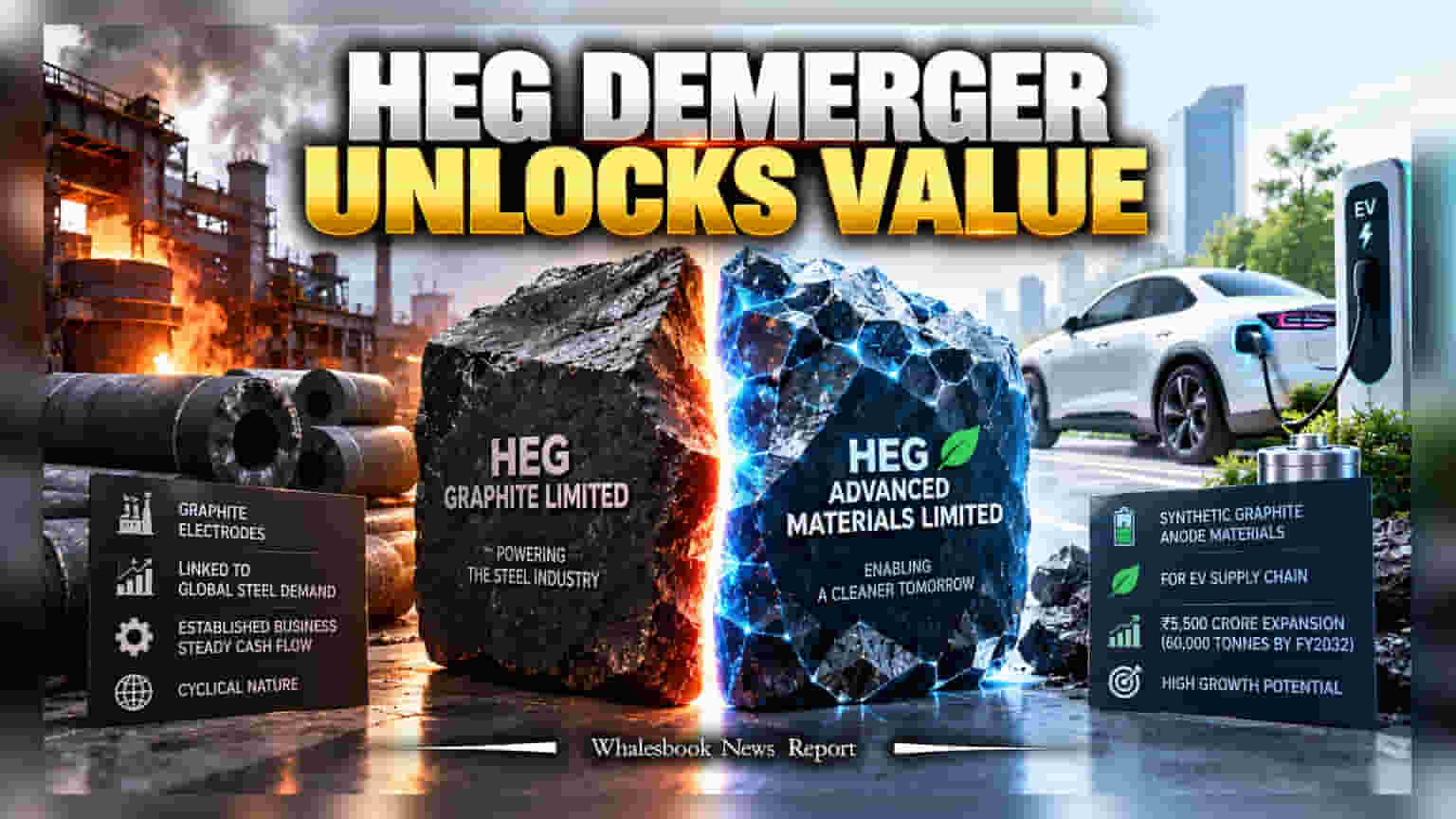 HEG Demerger: રોકાણકારો માટે મોટા સમાચાર, 7 સપ્ટેમ્બર રેકોર્ડ ડેટ, શેરનું થશે વિભાજન