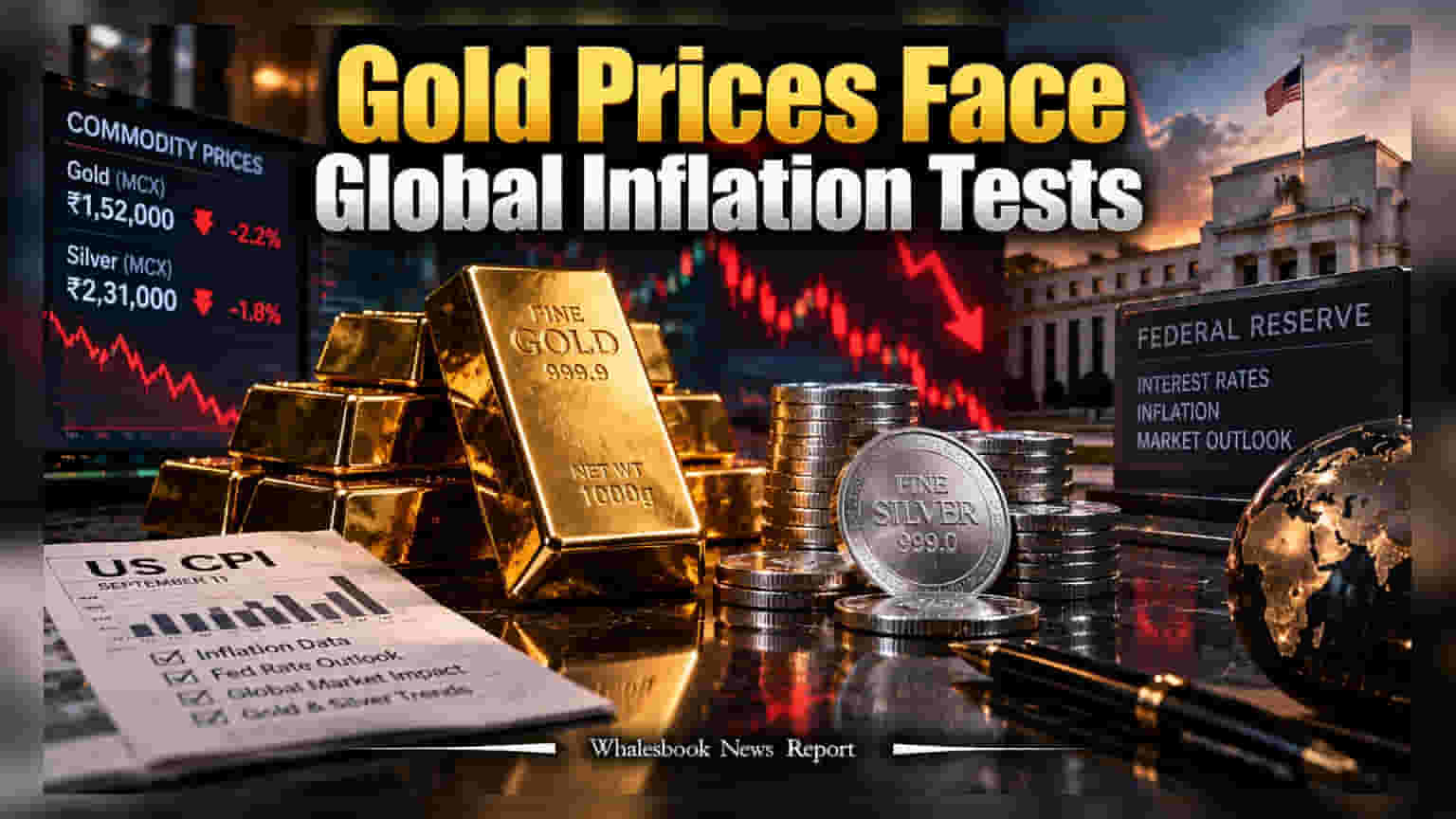 Gold and Silver Prices Face Volatility Ahead of US CPI Data