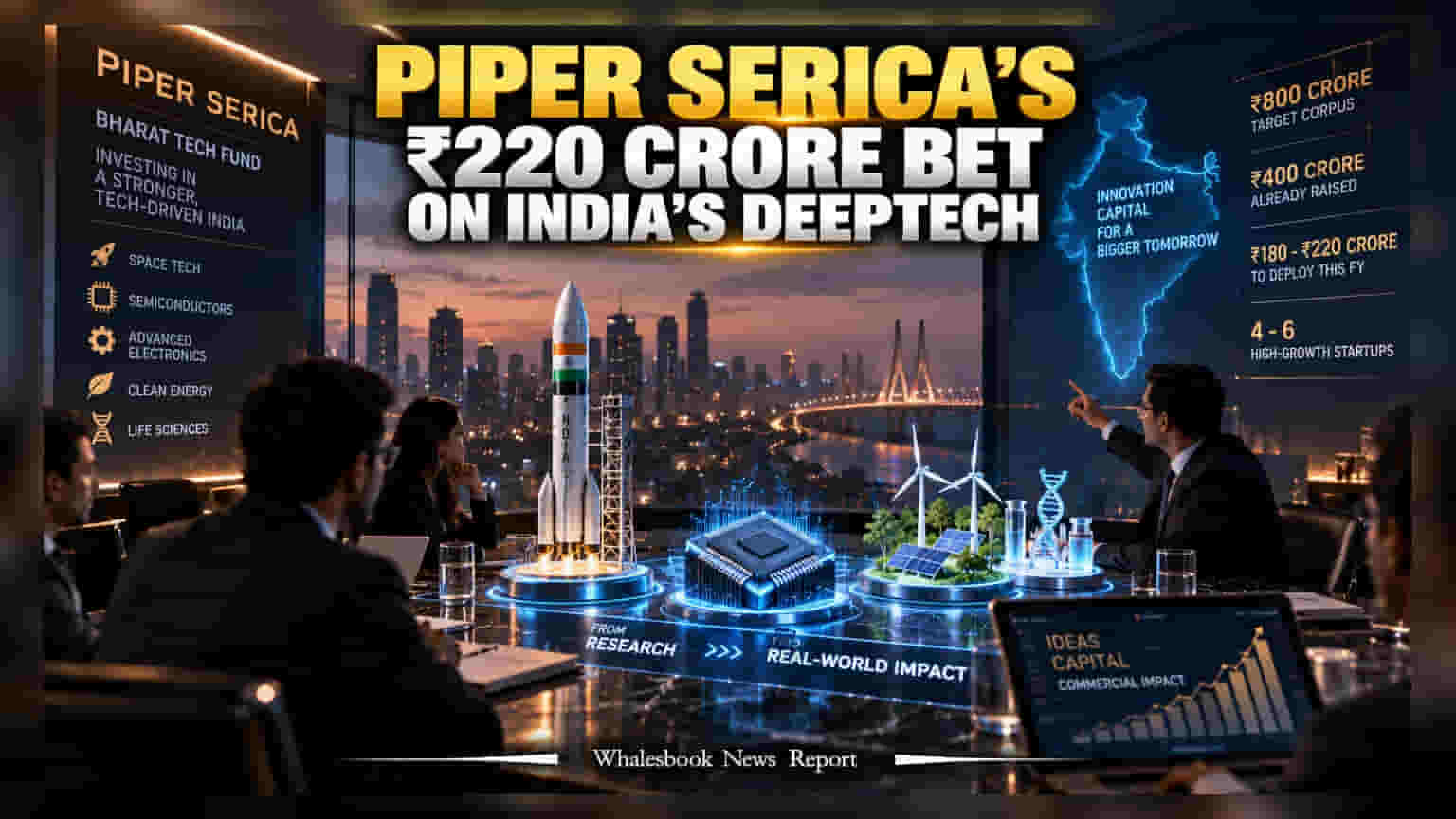 Piper Serica Targets Rs 220 Crore Deeptech Funding Plan