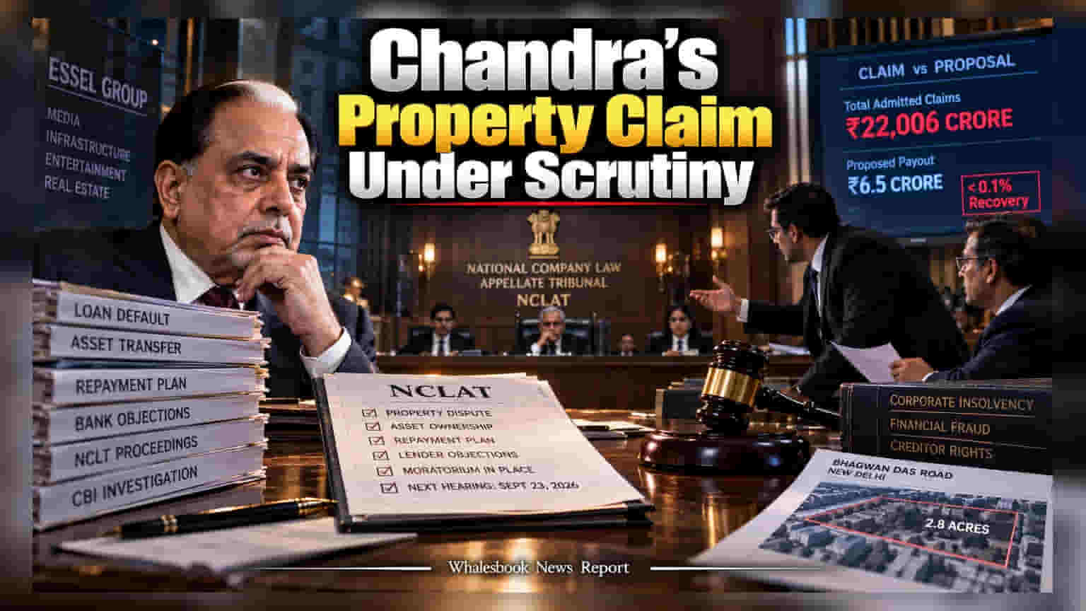Canara Bank Challenges Subhash Chandra In Property Dispute