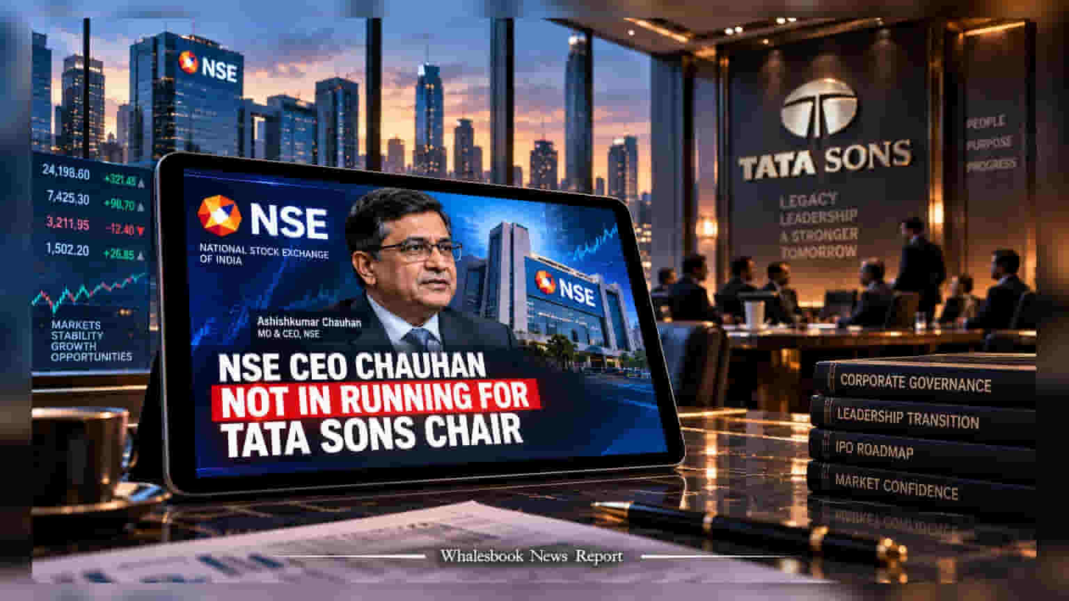NSE चा मोठा खुलासा! CEO आशिषकुमार चौहान Tata Sons मध्ये जाणार? जाणून घ्या सत्य
