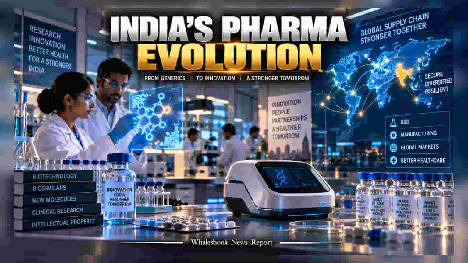 Pharma Sector: पियुष गोयल यांचा भारतीय फार्मा कंपन्यांना सल्ला; जेनेरिक्सच्या पलीकडे जाऊन R&D वर भर द्या