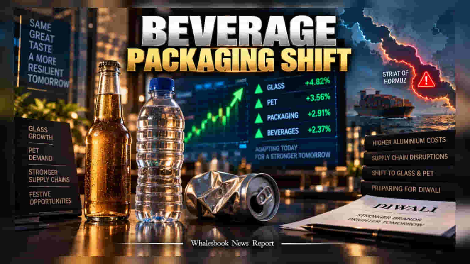 Indian Beverage Makers Shift to Glass Amid Can Shortage
