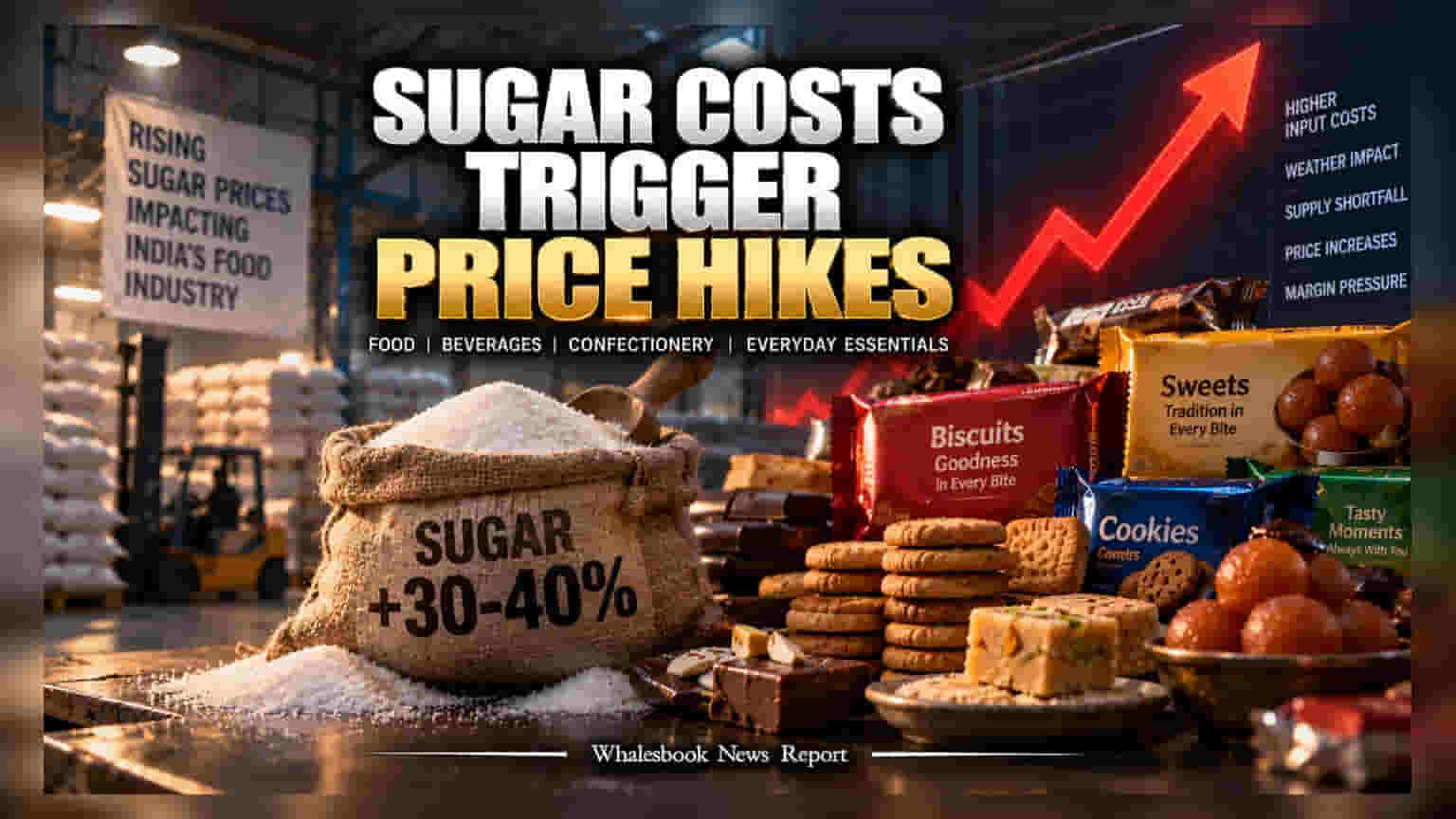 Sugar Price Surge Forces FMCG Firms to Hike Retail Prices
