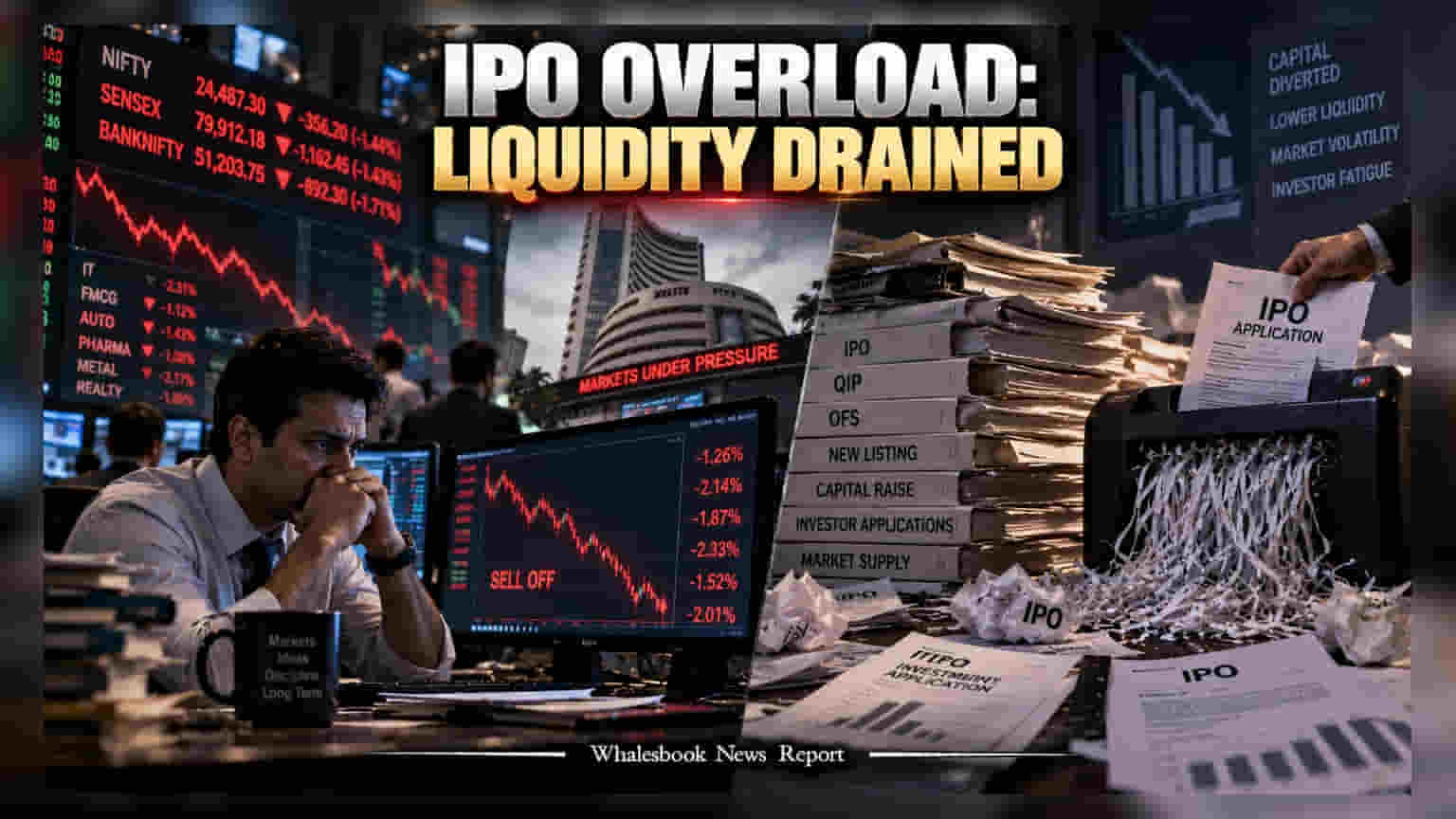 IPO ની સુનામી: શેરબજારમાં લિક્વિડિટીની ખેંચ, જાણો તમારા પોર્ટફોલિયો પર શું થશે અસર