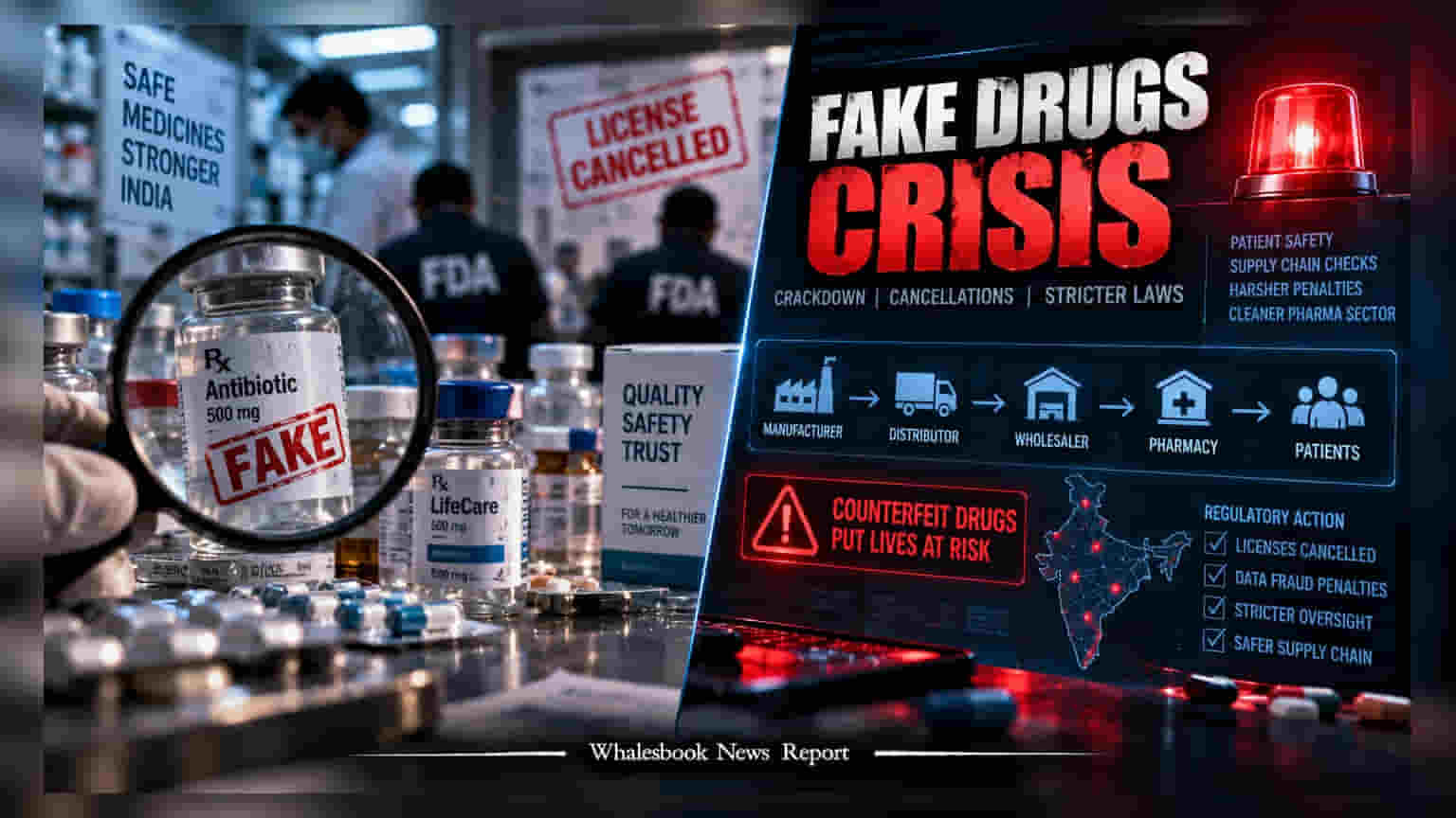 Indian Pharma Sector Faces Regulatory Heat Amid Counterfeit Drug Surge