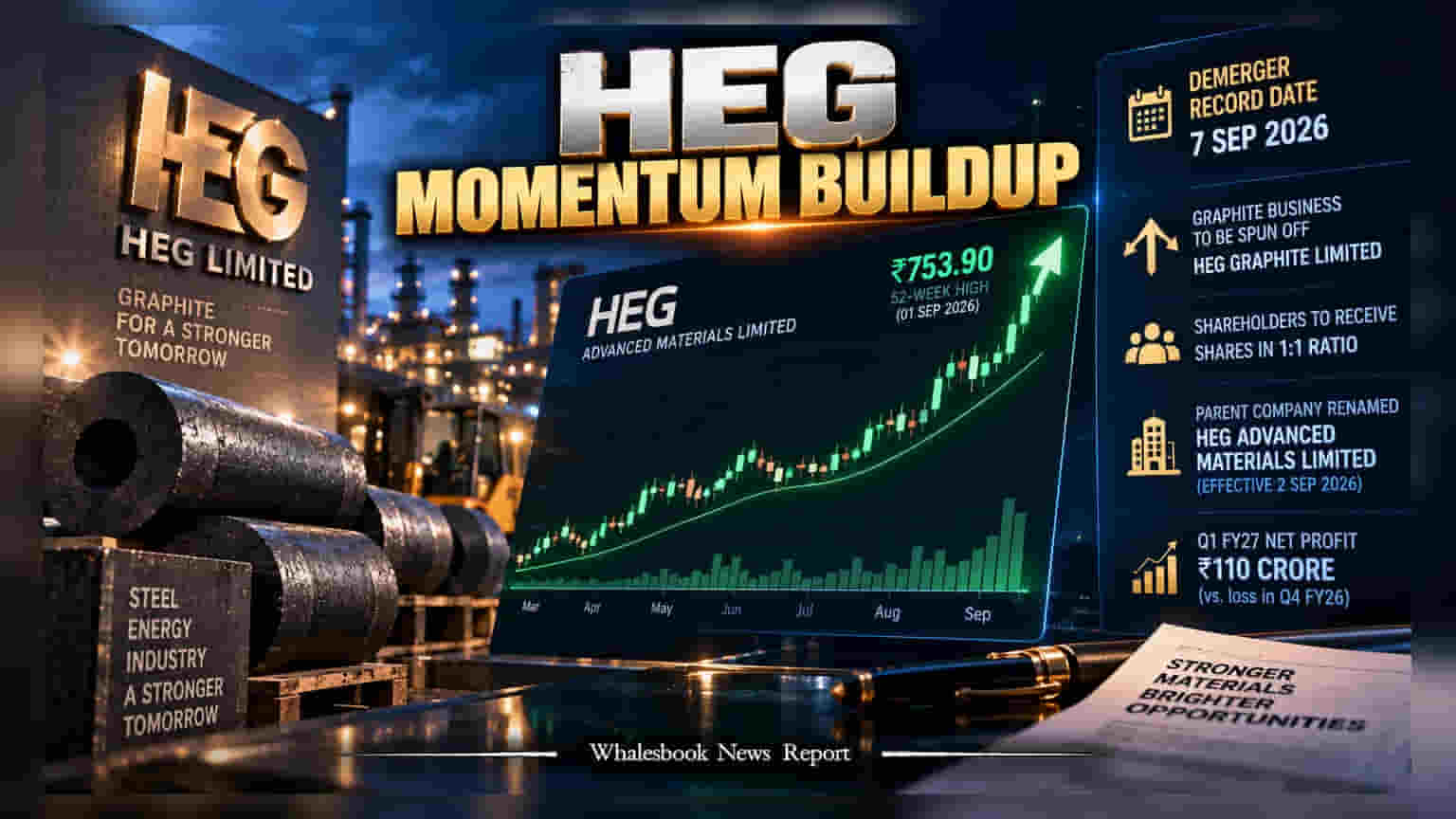 HEG Limited Sets Demerger Record Date, Renames Entity