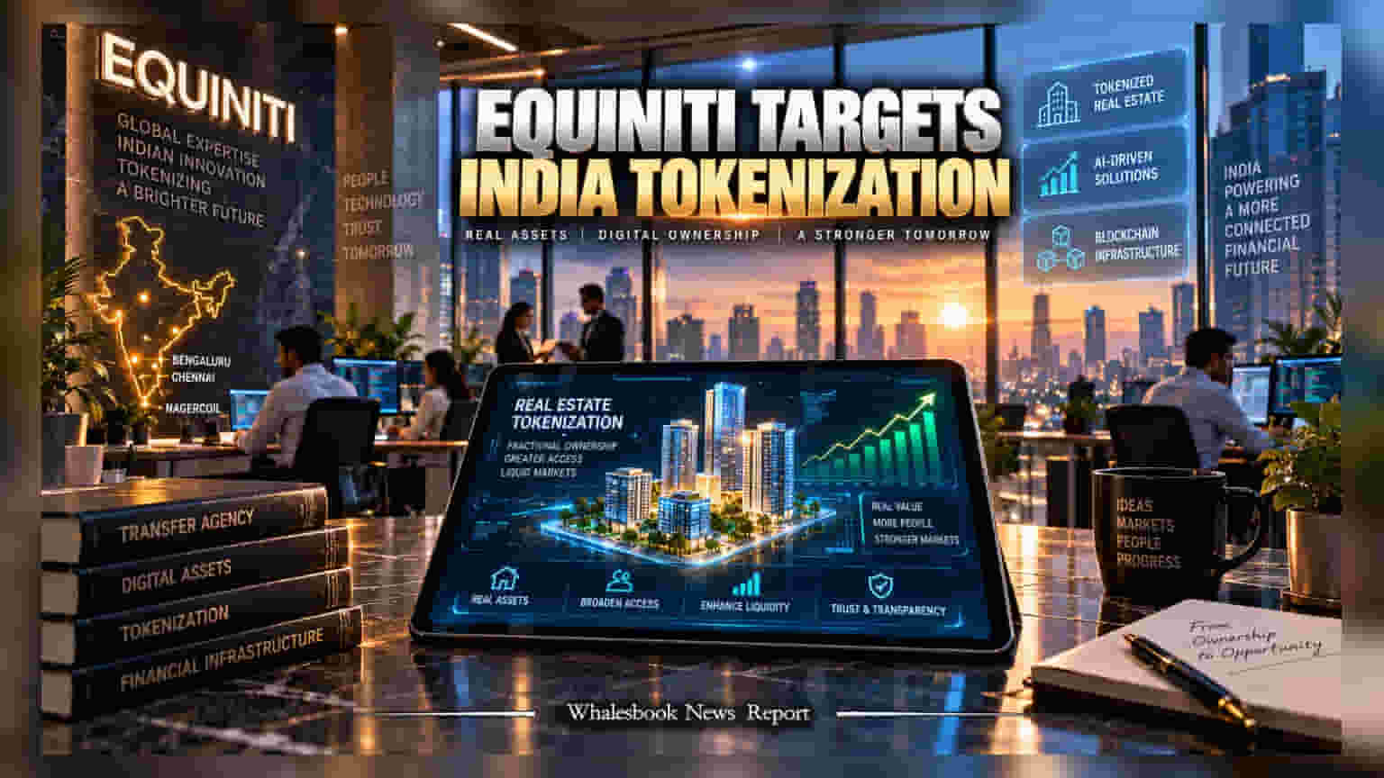 Equiniti: Bullish सोबतच्या $4.2 अब्जांच्या डीलमुळे भारतात 'टोकनाइज्ड असेट्स'वर कंपनीचा मोठा भर