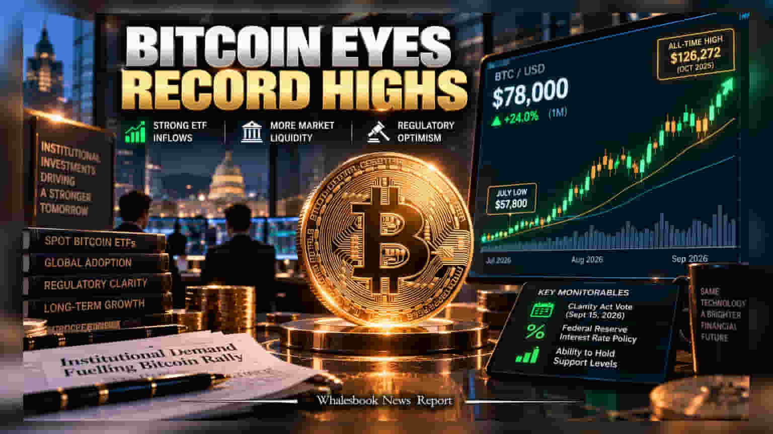 Bitcoin Price: बिटकॉइनची दमदार घोडदौड! ऑगस्टमध्ये **२४%** वाढ, आता या महत्त्वाच्या निर्णयाकडे जगाचे लक्ष