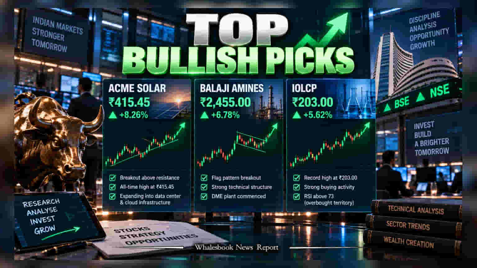 Choice Broking ਦੇ ਨਿਸ਼ਾਨੇ 'ਤੇ ACME Solar, Balaji Amines ਅਤੇ IOLCP: ਜਾਣੋ ਕਿਉਂ ਭੱਜ ਰਹੇ ਨੇ ਇਹ ਸ਼ੇਅਰ!