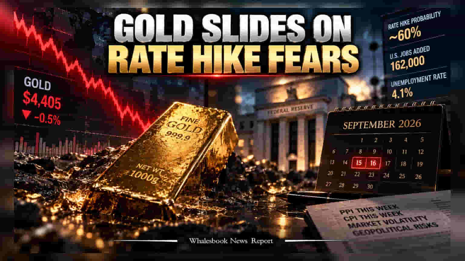 Gold Prices: અમેરિકામાં રોજગારીના મજબૂત આંકડાથી સોનામાં ઘટાડો, ભાવ **0.5%** તૂટ્યા