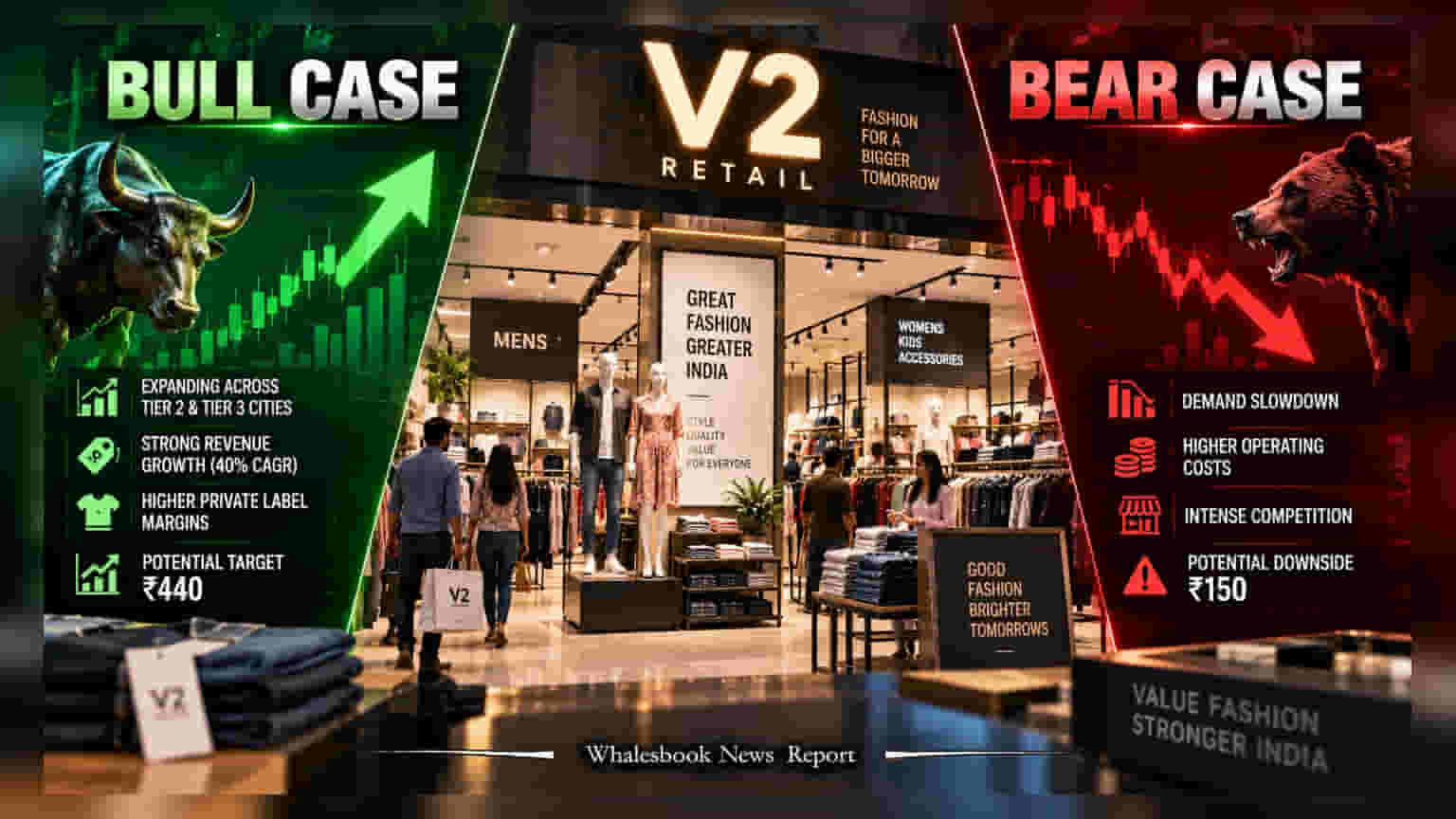 V2 Retail: Motilal Oswal એ આપ્યું 'Buy' રેટિંગ, જાણો શું છે ₹275 નો ટાર્ગેટ
