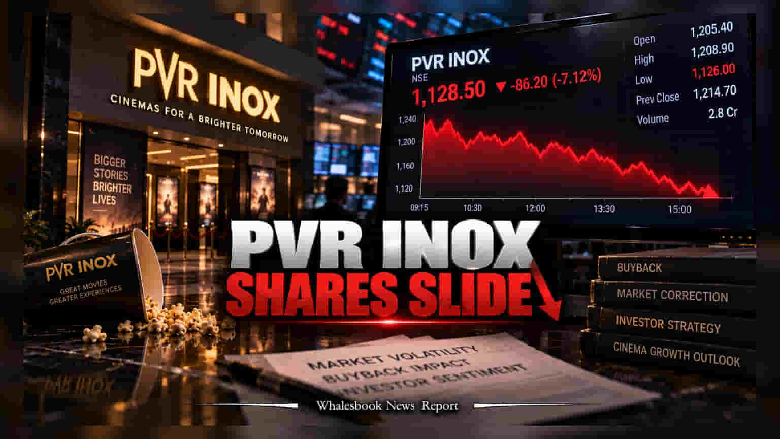 PVR Inox Shares Slide 7% Following Buyback Record Date