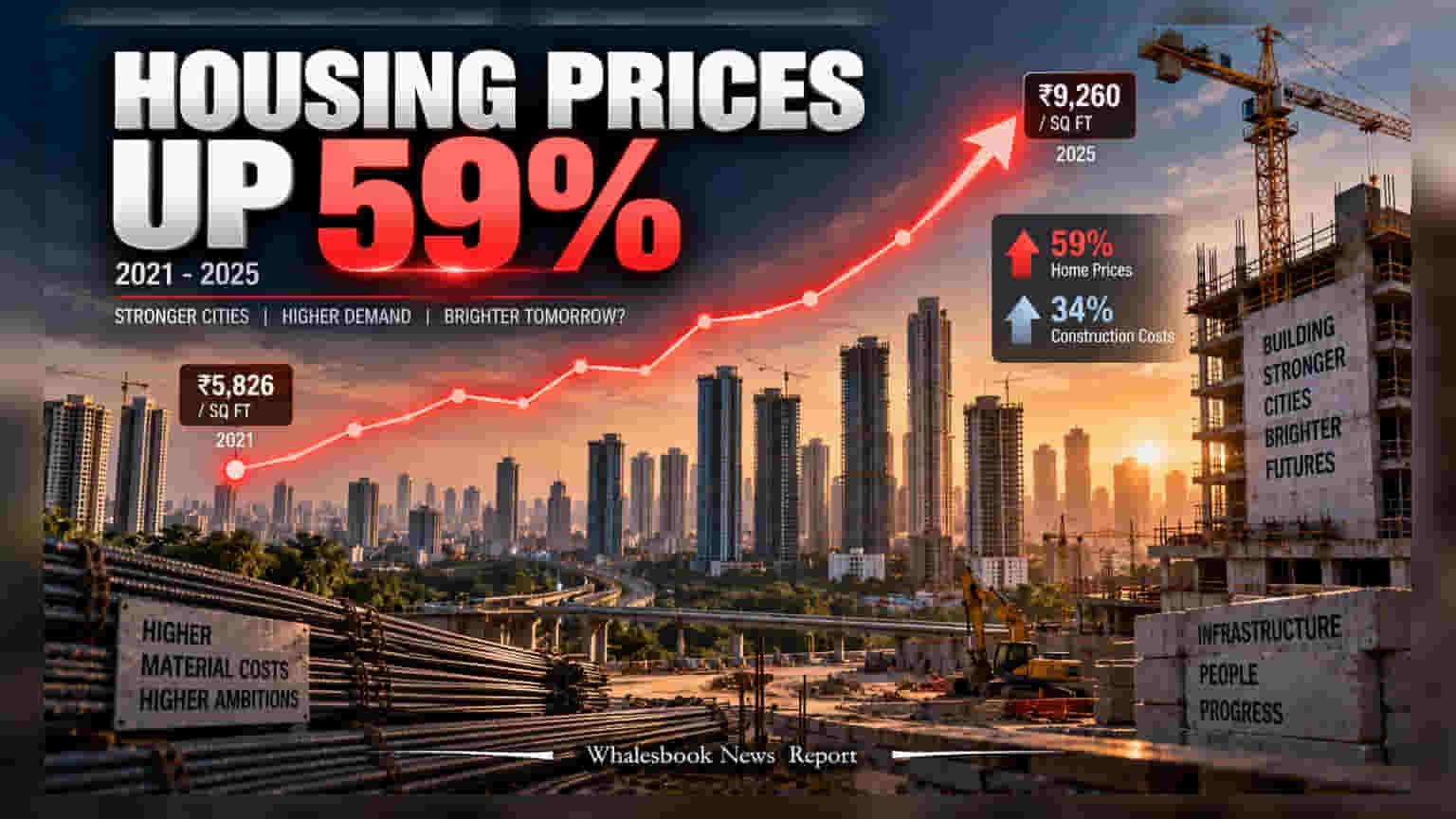 Real Estate Sector: घरांच्या किमतीत **59%** नी वाढ! जमिनीच्या वाढत्या किमती आणि गुंतवणूकदारांसाठी धोक्याची घंटा
