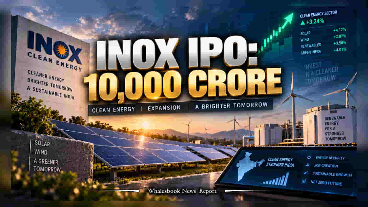 Inox Clean Energy Targets Rs 10,000 Crore IPO By September End