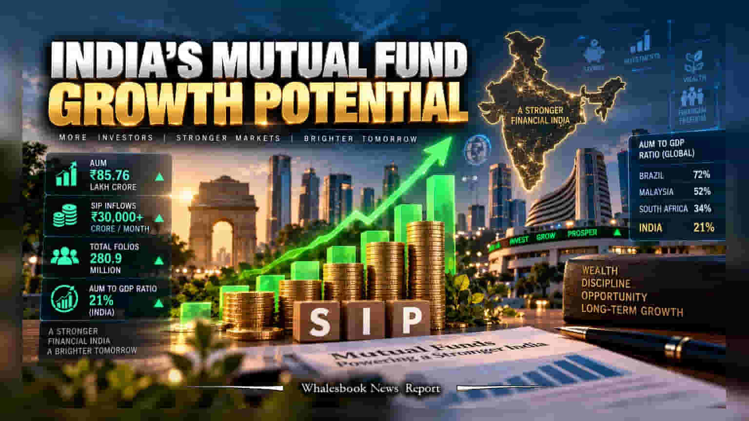 Indian Mutual Fund AUM: ८५ लाख कोटींचा टप्पा पार, तरीही जागतिक स्पर्धेत भारत मागे