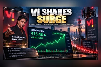 Vodafone Idea Shares Hit 25-Month High Amid Rebranding and SRK Campaign