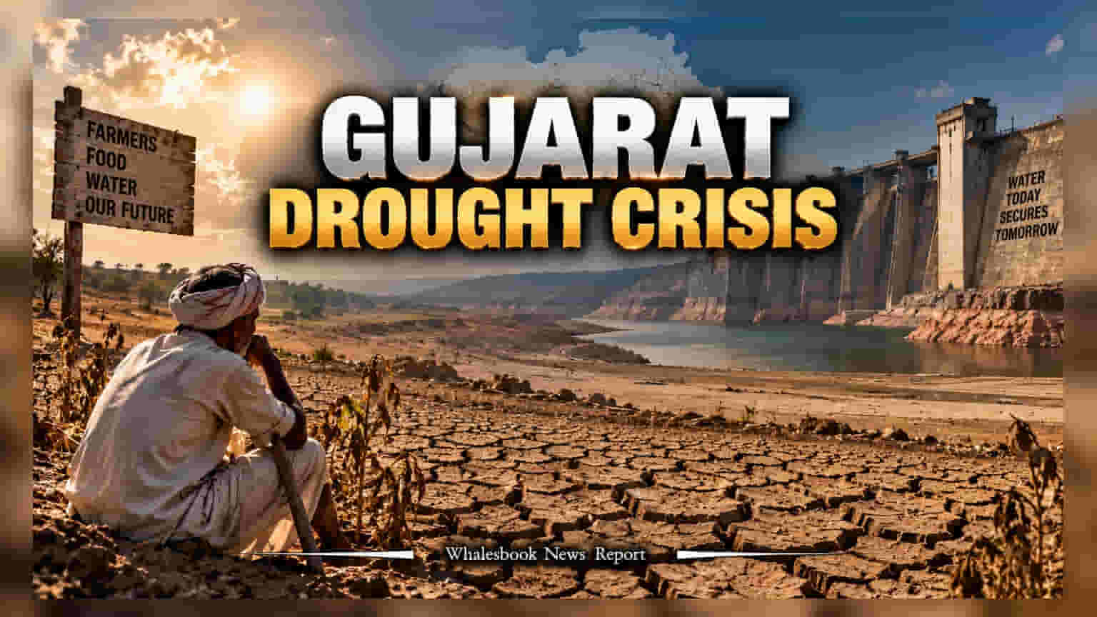Gujarat Water Crisis: நீர்மட்டம் அதிரடி சரிவு, விவசாயத்திற்கு பெரும் சவால்!