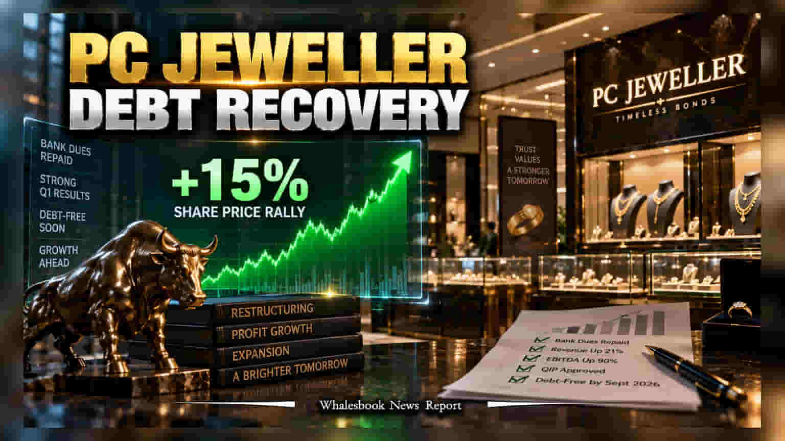 PC Jeweller Share Price: ਕਰਜ਼ ਮੁਕਤ ਹੋਣ ਦੇ ਰਾਹ 'ਤੇ ਕੰਪਨੀ, ਸ਼ੇਅਰ **15%** ਭੱਜਿਆ