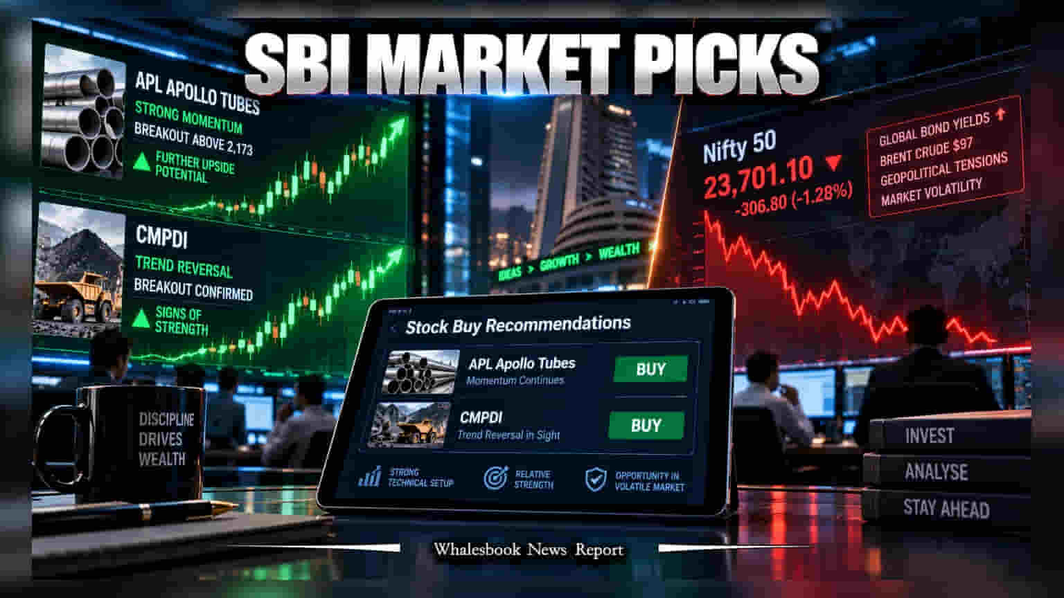 SBI Securities ਦਾ ਦਾਅ: ਬਾਜ਼ਾਰ ਦੀ ਗਿਰਾਵਟ ਵਿੱਚ ਵੀ ਇਹ 2 ਸ਼ੇਅਰ ਦਿਖਾ ਸਕਦੇ ਹਨ ਦਮ