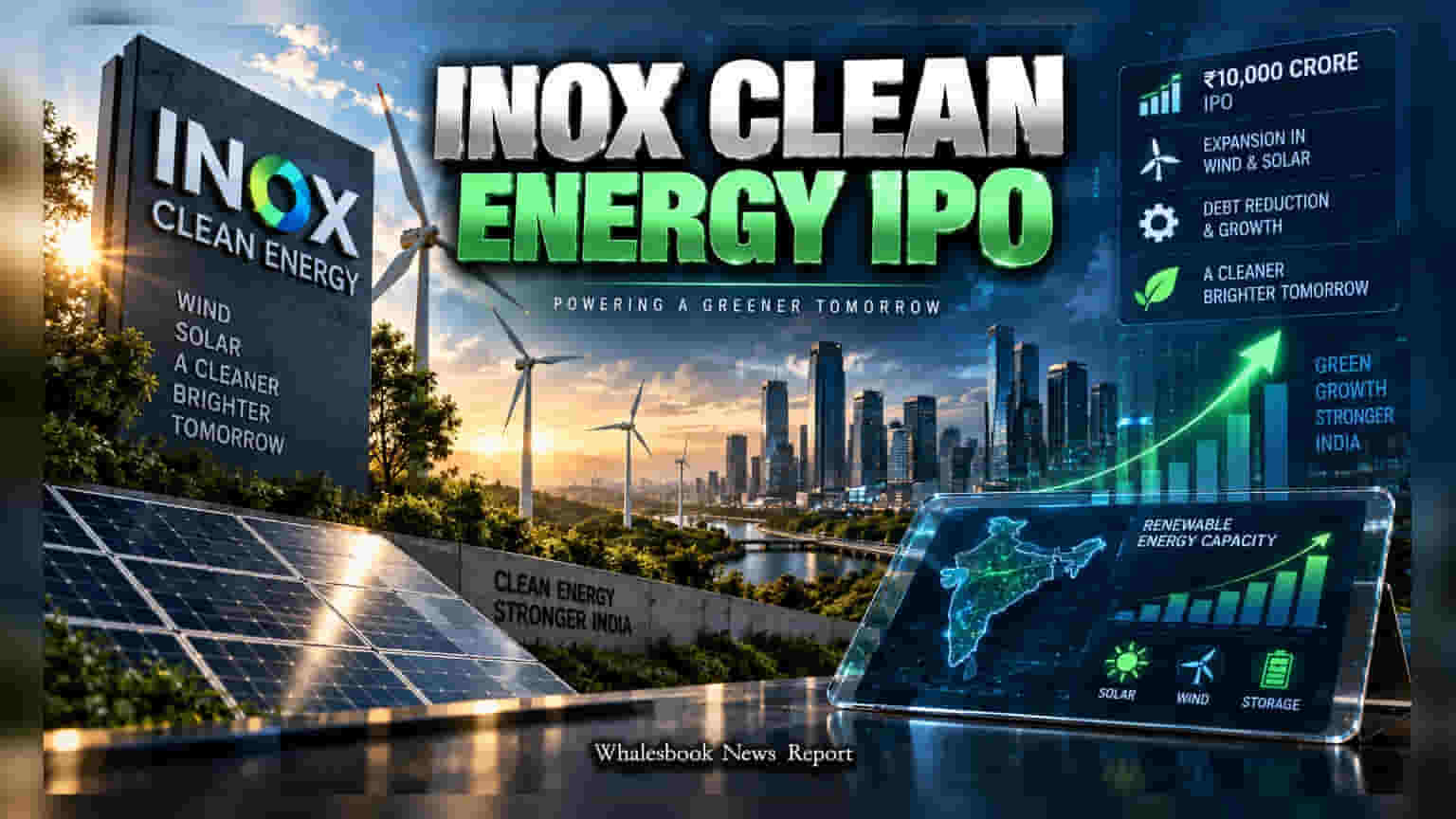 Inox Clean Energy ਦਾ IPO: ₹10,000 ਕਰੋੜ ਜੁਟਾਉਣ ਦੀ ਤਿਆਰੀ, ਨਿਵੇਸ਼ਕਾਂ ਲਈ ਵੱਡੀ ਅਪਡੇਟ