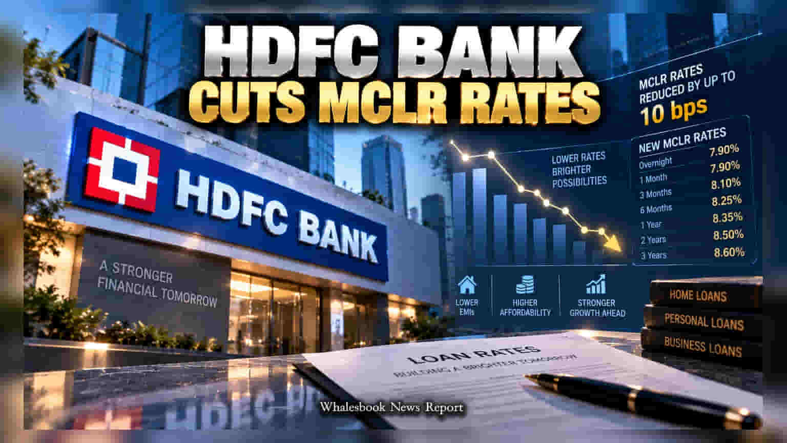 HDFC Bank Cuts MCLR By Up To 10 Bps Effective Sept 7