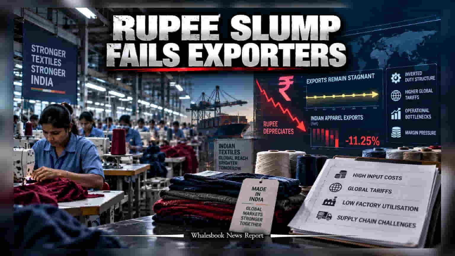 Weak Rupee Fails To Boost Textile Exports: Structural Issues Persist
