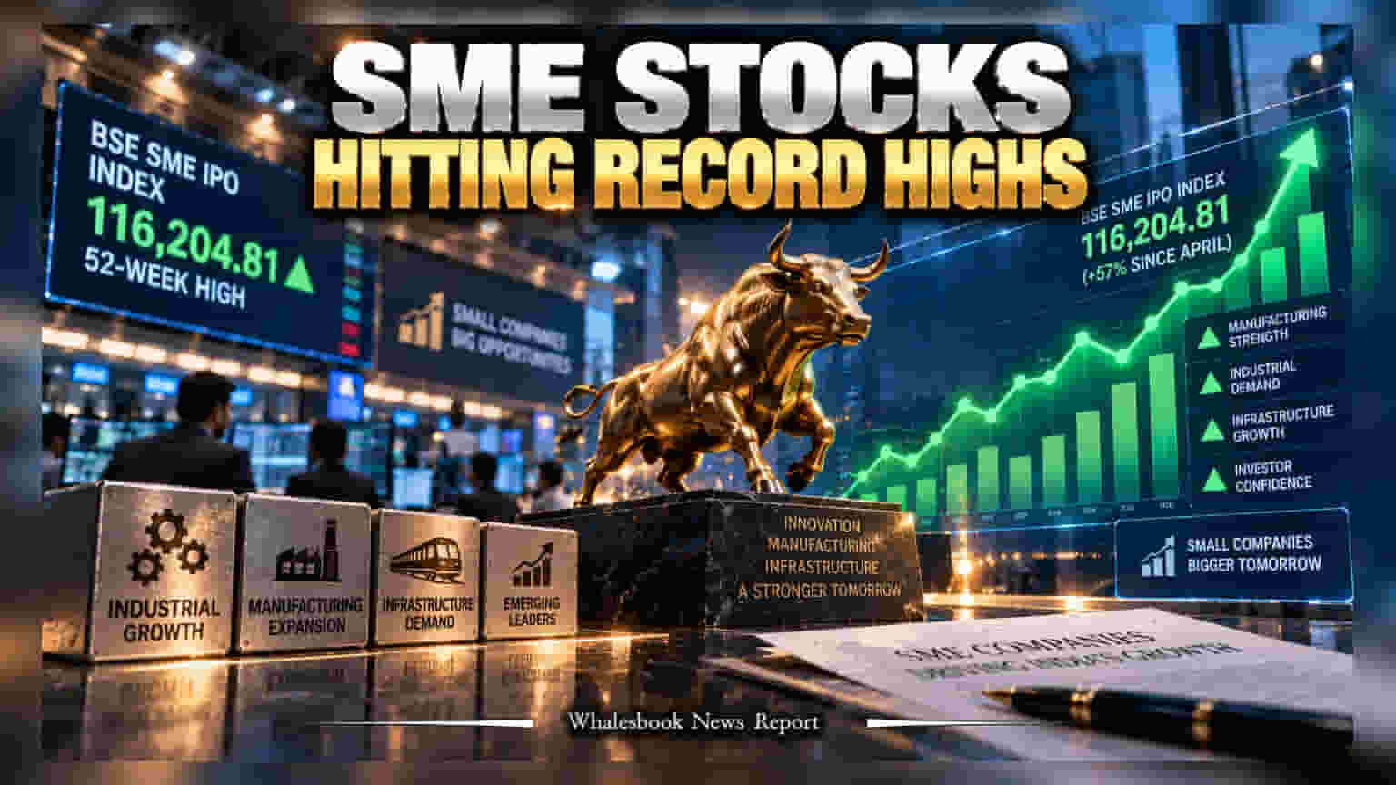 BSE SME IPO Index Hits 52-Week Peak As 18 Stocks Scale Record Highs