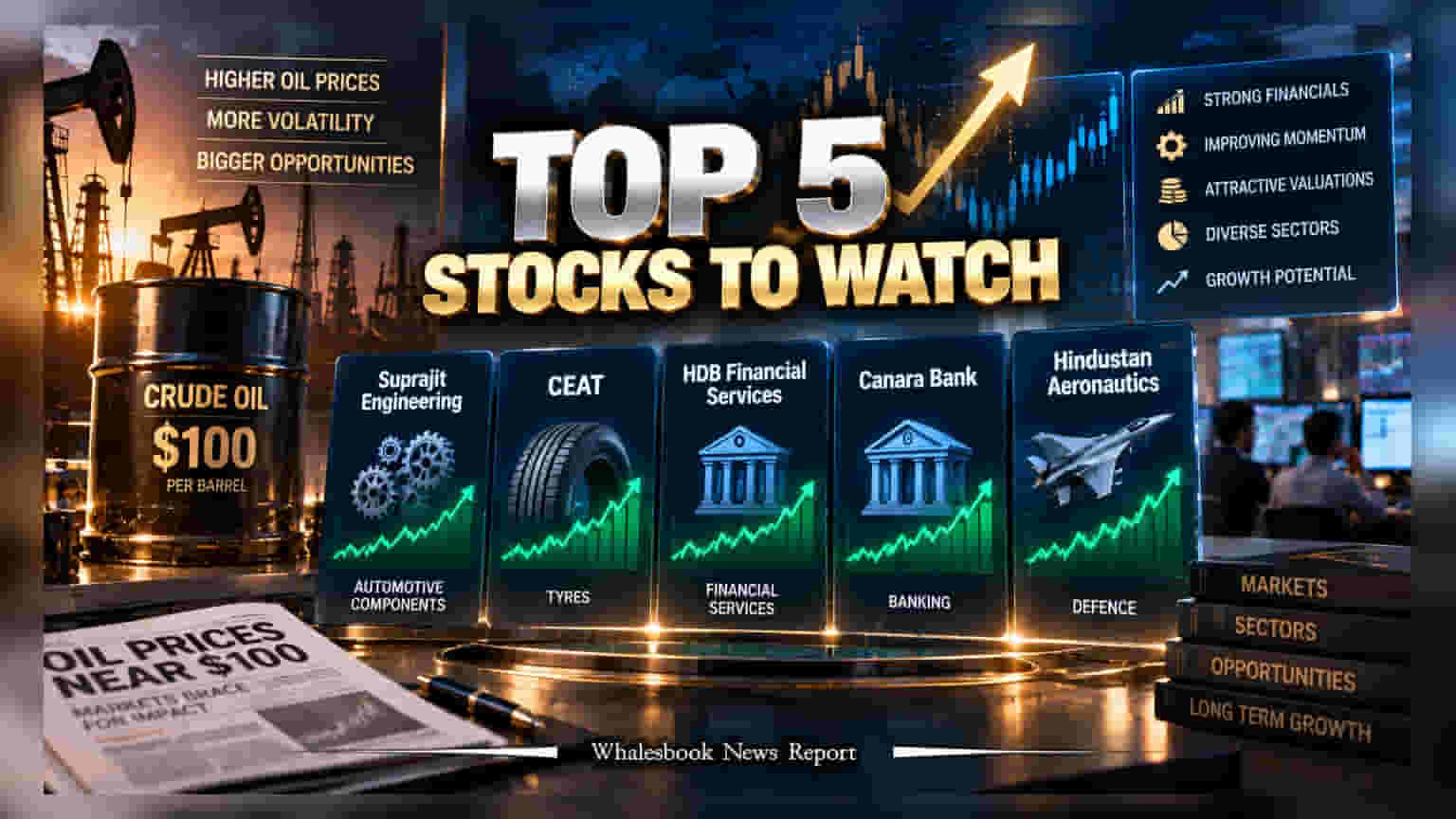 5 Indian Stocks Showing Improved Scores Amid Oil Price Volatility