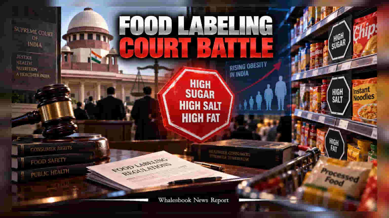 FSSAI Food Labeling: पॅकेज्ड फूड कंपन्यांच्या चिंतेत वाढ, सुप्रीम कोर्टात १० सप्टेंबरला होणार महत्त्वाची सुनावणी