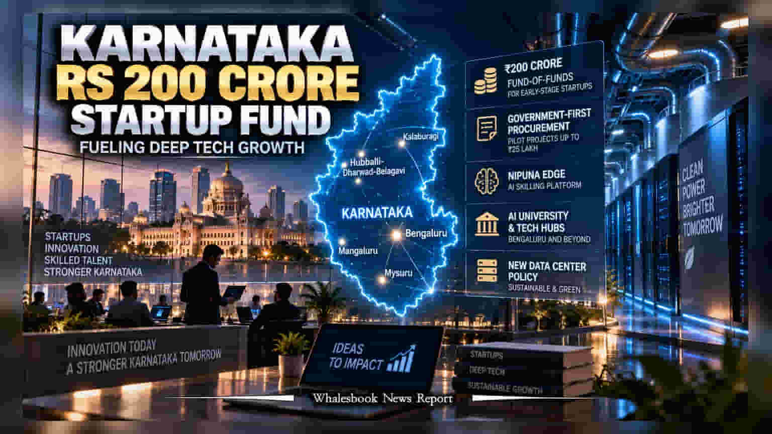 Karnataka Startup Fund: ટેક સ્ટાર્ટઅપ્સ માટે **₹200 કરોડ**નું ફંડ અને નવો AI રોડમેપ જાહેર