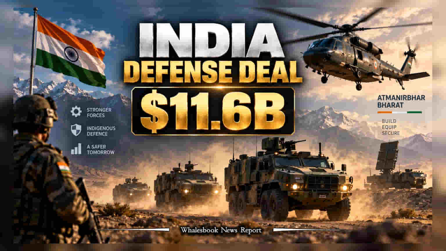 Defense Sector News: ਭਾਰਤ ਸਰਕਾਰ ਦਾ ਵੱਡਾ ਫੈਸਲਾ, **₹1.1 ਲੱਖ ਕਰੋੜ** ਦੇ ਡਿਫੈਂਸ ਡੀਲਜ਼ ਨੂੰ ਮਨਜ਼ੂਰੀ
