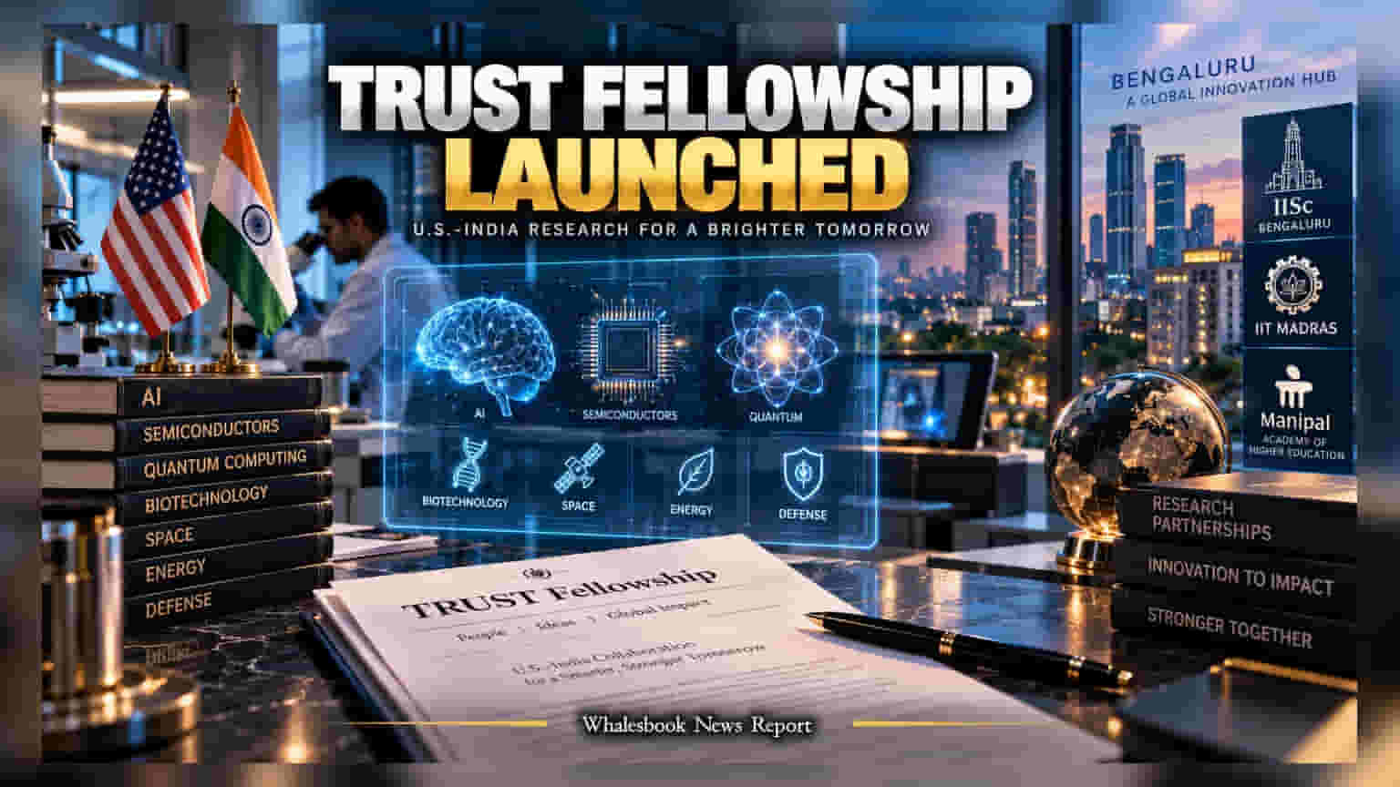 US-India TRUST Fellowship: ਤਕਨਾਲੋਜੀ ਦੇ ਖੇਤਰ ਵਿੱਚ ਵੱਡੀ ਪਹਿਲ, AI ਅਤੇ ਸੈਮੀਕੰਡਕਟਰ 'ਤੇ ਨਜ਼ਰਾਂ