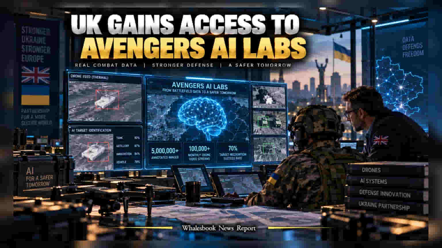 UK Becomes First Partner to Access Ukraine's Avengers AI Labs