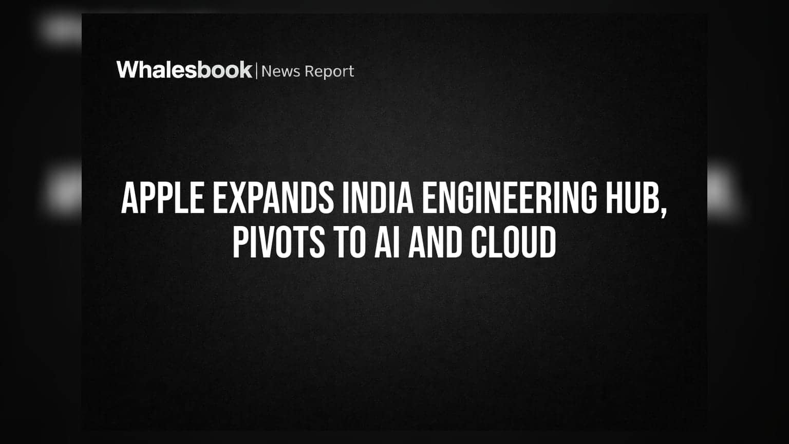 Apple India Expansion: మ్యానుఫ్యాక్చరింగ్ దాటి AI రంగంలోకి ఆపిల్.. ఇండియా కీలకం!