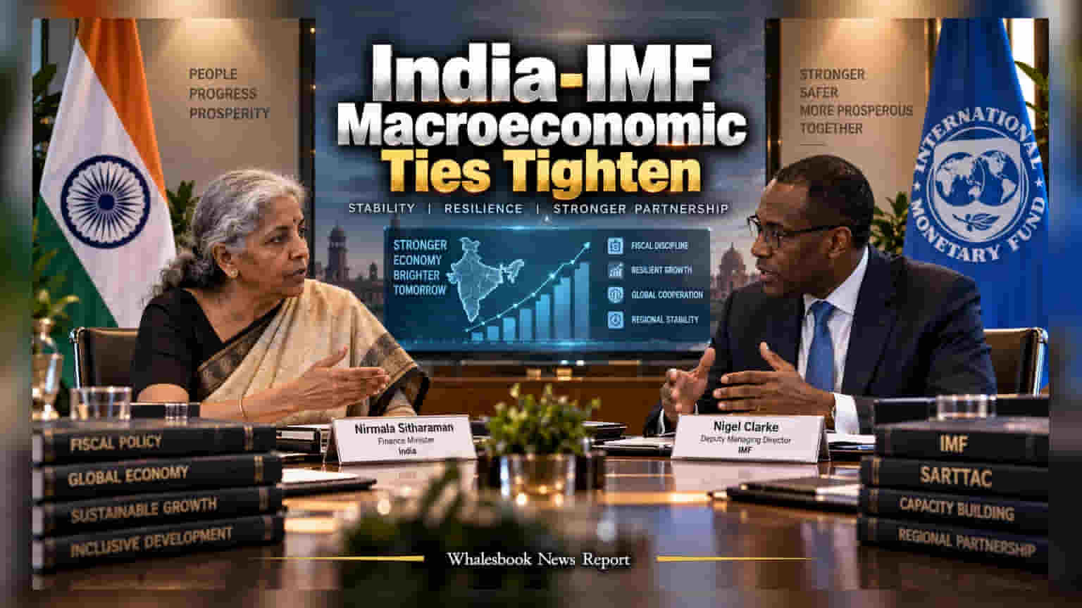 Sitharaman અને IMF ડેપ્યુટી MD Nigel Clarke ની બેઠક: ભારતની આર્થિક સ્થિરતાના વખાણ