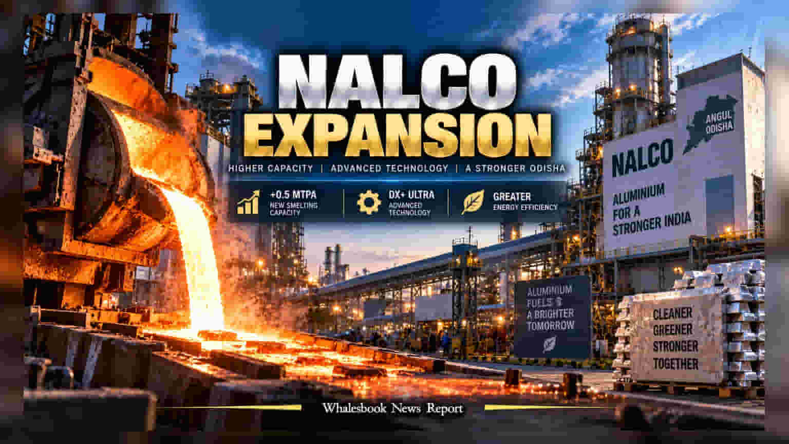 NALCO અને EGA વચ્ચે મહત્વનો કરાર: Angul પ્લાન્ટમાં **0.5 MTPA** ની ક્ષમતા વધશે