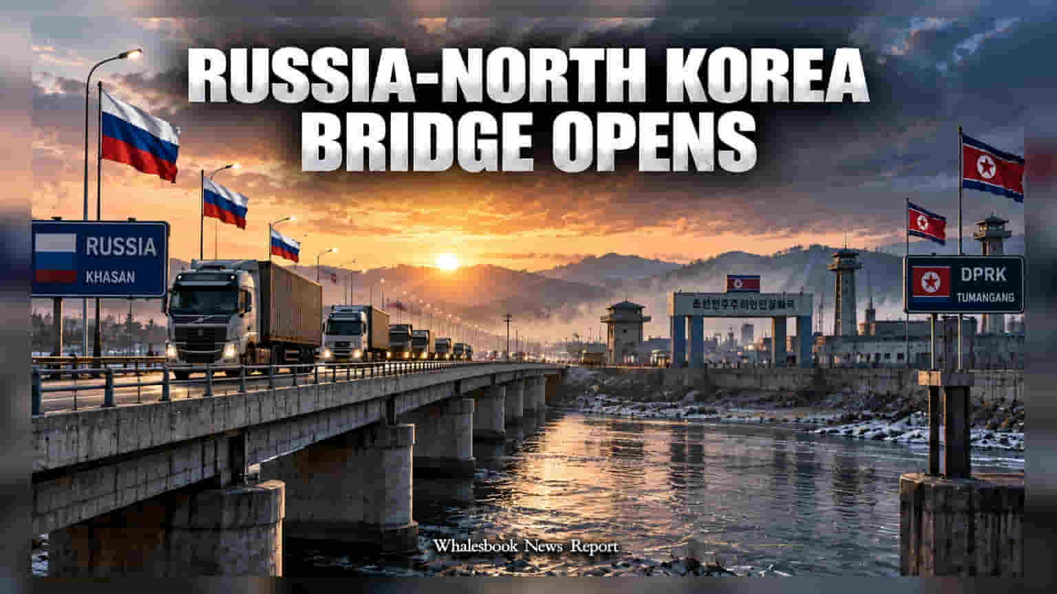 Russia, North Korea Open Yakov Novichenko Road Bridge