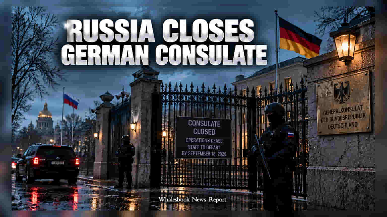 Russia Orders German Consulate Closure By September 18