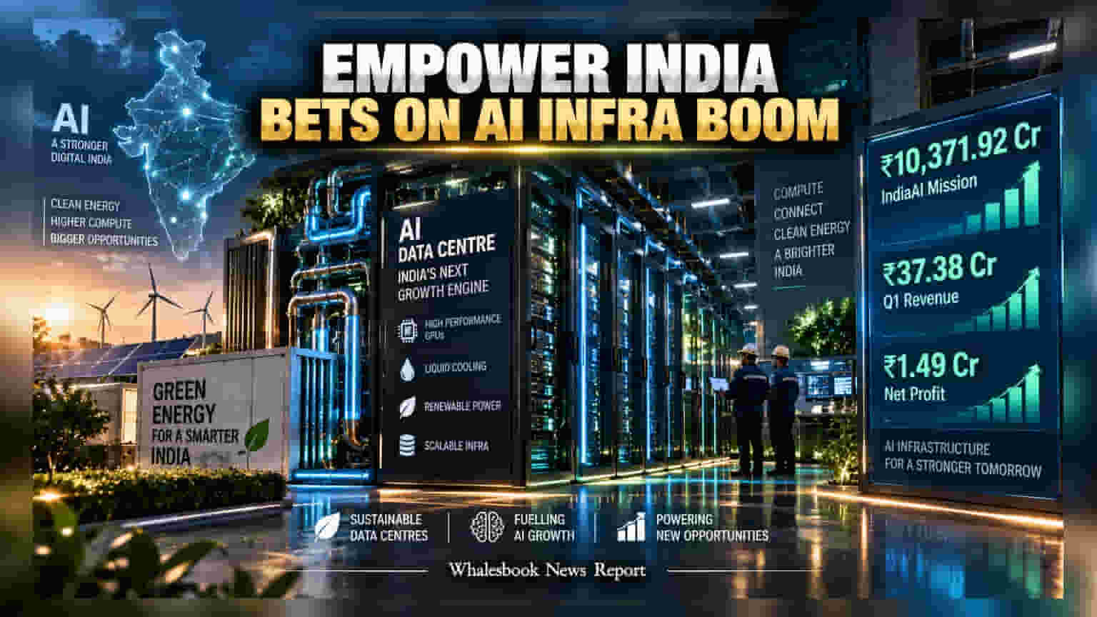 Empower India Shares Hit 5% Upper Circuit on AI Data Centre Pivot