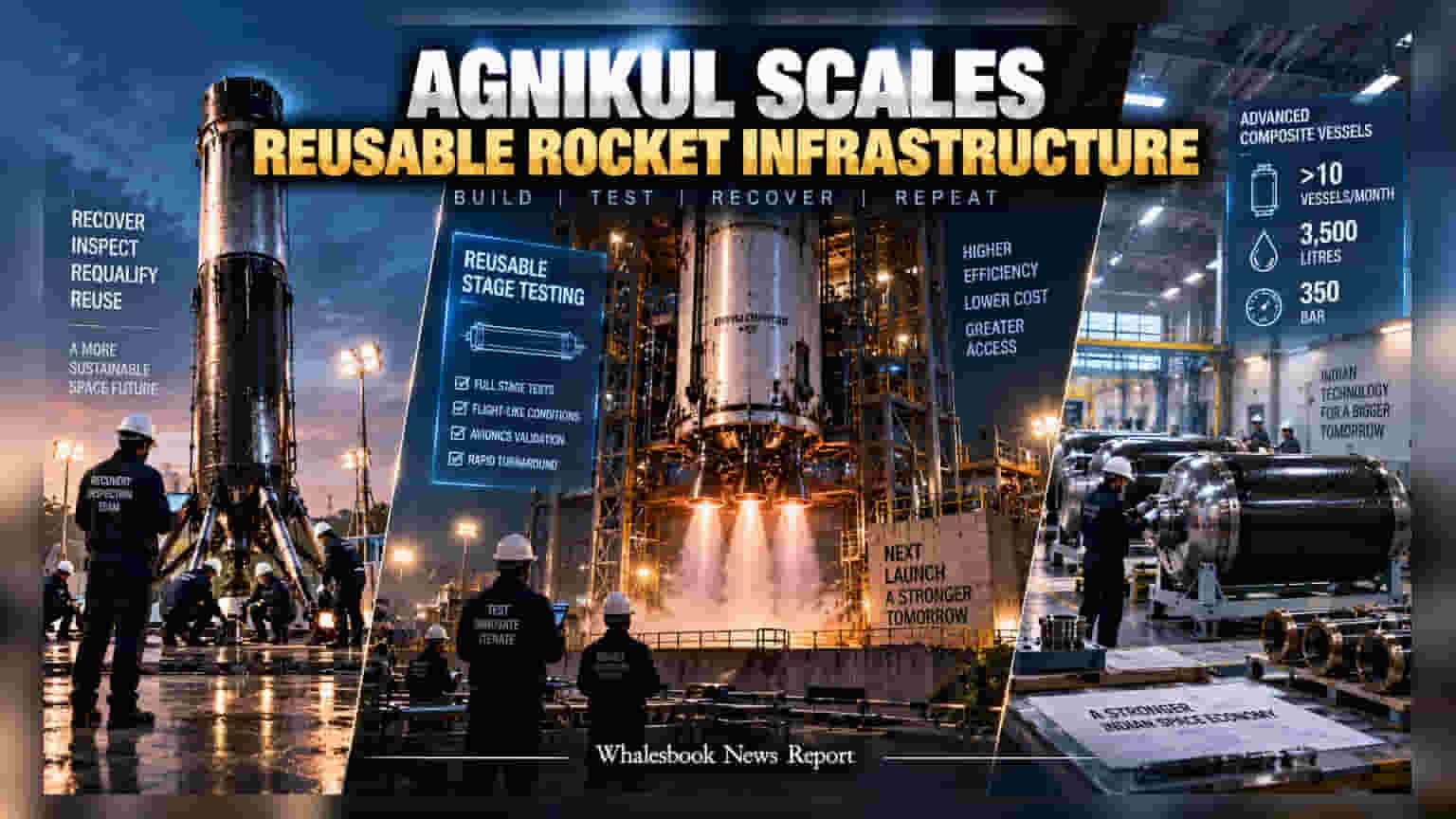 Agnikul Cosmos Expands Chennai Facilities For Reusable Rocket Testing