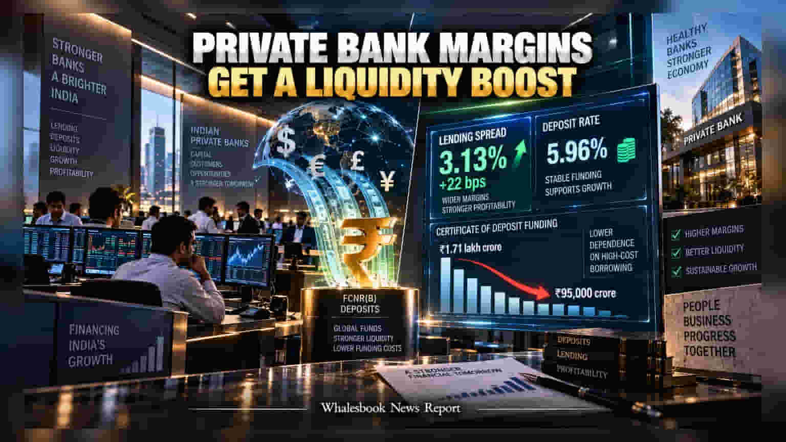 Private Bank Lending: ਪ੍ਰਾਈਵੇਟ ਬੈਂਕਾਂ ਲਈ ਖੁਸ਼ਖਬਰੀ! ਜੁਲਾਈ ਵਿੱਚ Lending Spreads ਵਧ ਕੇ **3.13%** ਹੋਏ