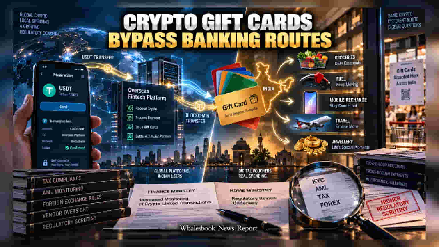 Crypto-to-Voucher Payments Hit Indian Regulatory Radar