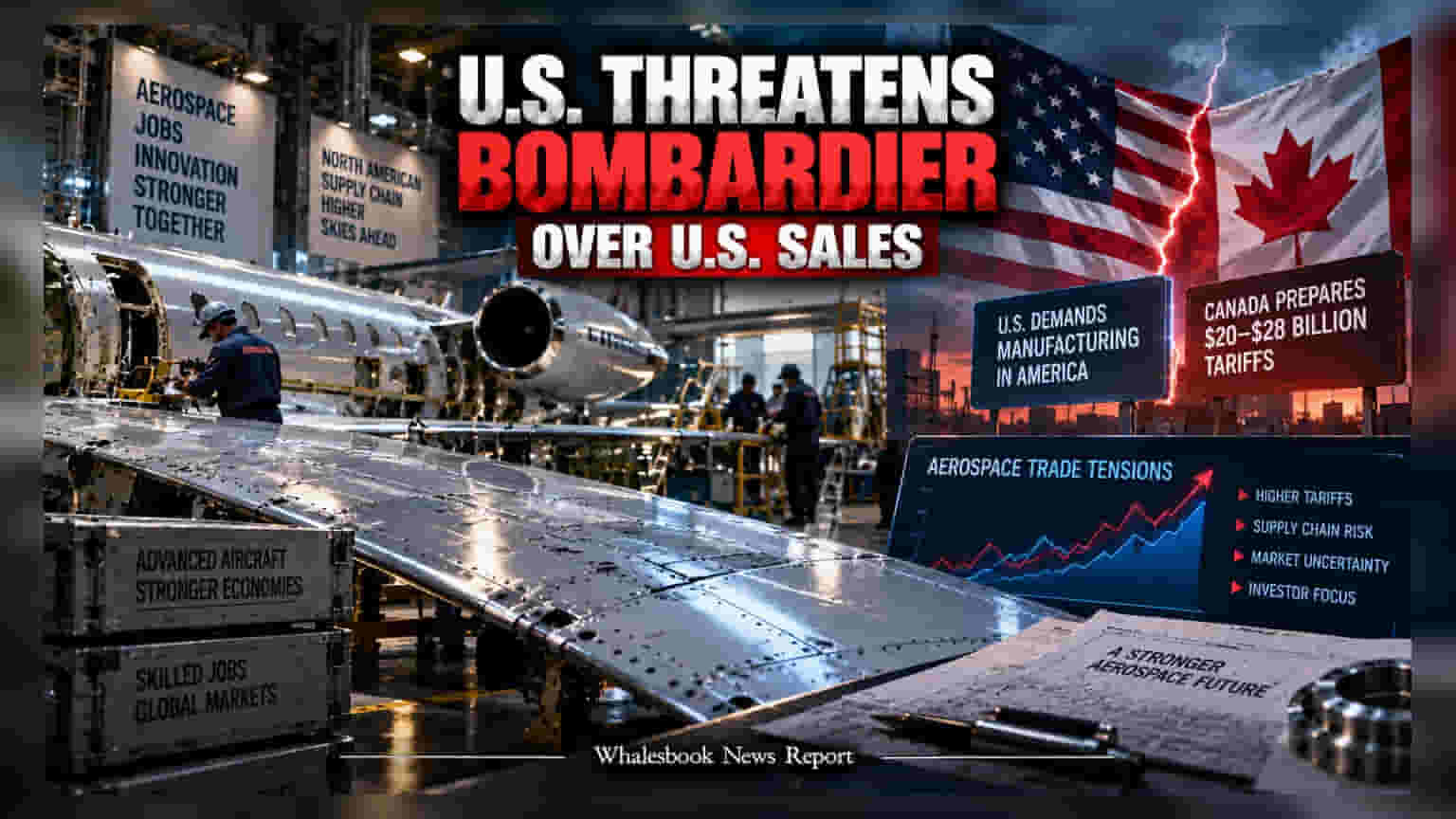 Bombardier: अमेरिकी बाजार में विमान बिक्री पर संकट, डोनाल्ड ट्रंप की सख्त चेतावनी