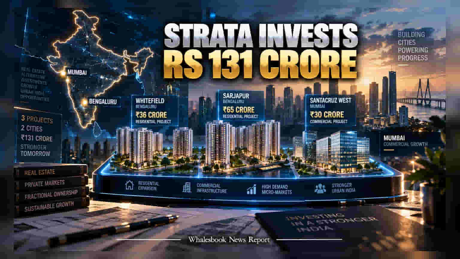 Strata Invests Rs 131 Crore In Mumbai And Bengaluru Realty
